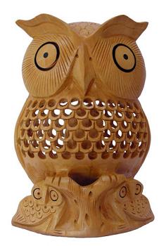 Undercut Owl Sculpture